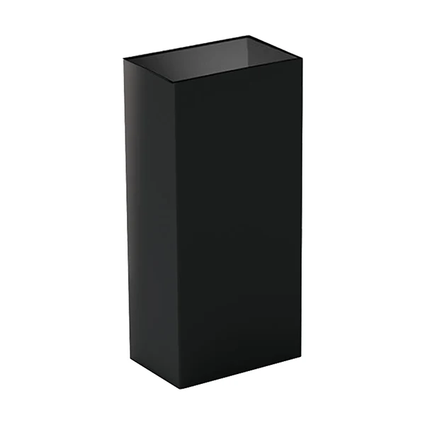 Medial - 790402 - Contenitore gettacarte Bob Color - 23 x 35 x 75 cm - 60 L - metallo - nero - Medial - 105899 - Conf. da 1 Pz.