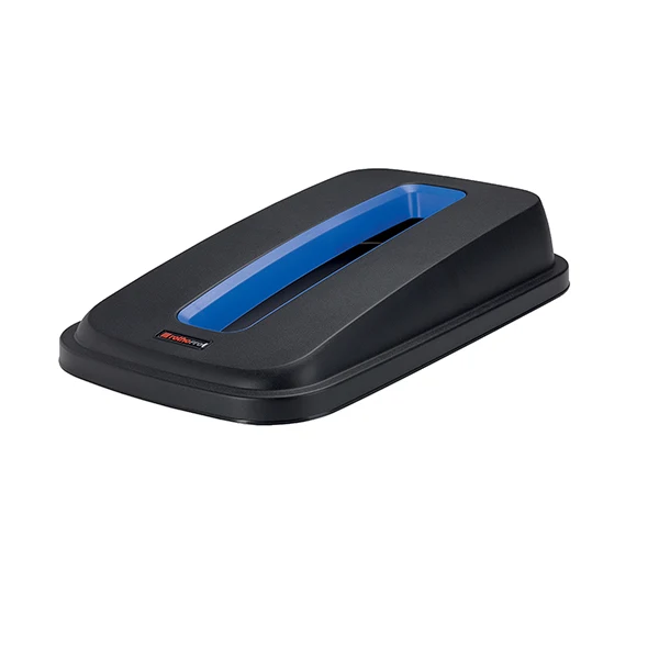 ROTHO - F800036 - Coperchio per cestino SELECTO - con fessura - nero-blu - Rotho - 105890 - Conf. da 1 Pz.
