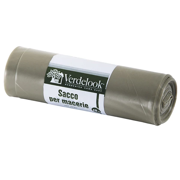 Verdelook - 75-81 - Sacco macerie - LDPE - 40 x 70 cm - 120 micron - ambra - Verdelook - conf. 15 pezzi - 105878 - Conf. da 1 Pz.