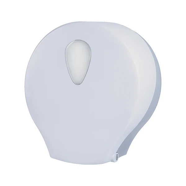Medial - 920001 - Dispenser carta igienica Stileco rotolo Mini Jumbo - 12,5 x 25,3 x 27,2 cm - rotolo diametro 25 cm - ABS - bianco - Medial - 105850 - Conf. da 1 Pz.