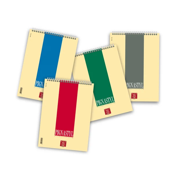 PIGNA - 02156285M - Blocco Pignastyl spiralato - A4 - 210 x 297mm - 80gr - 60 fogli - 5mm - Pigna - 57227 - Conf. da 10 Pz.
