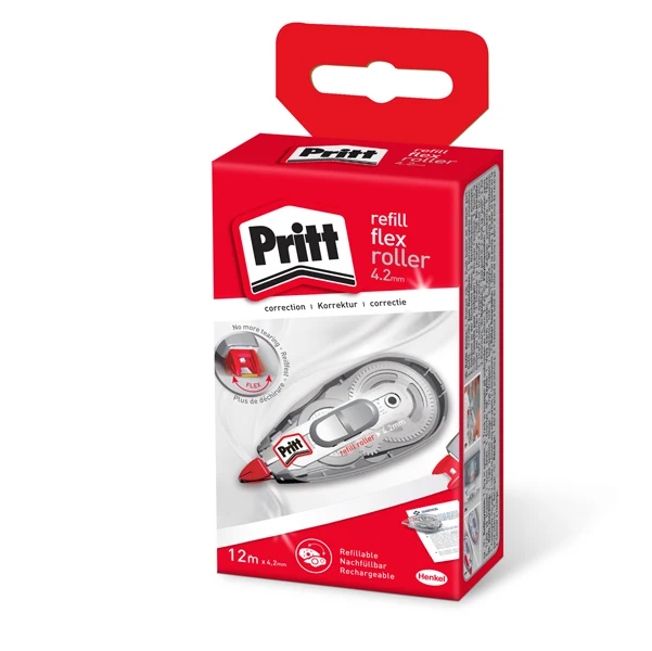 PRITT - 2679535 - Correttore a nastro - roller - ricaricabile - 4,2 mm x 12 mt - Pritt - 30509 - Conf. da 5 Pz.