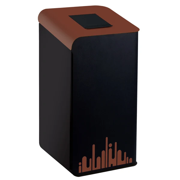 Medial - 789299 - Gettacarte Rubik Evo - per raccolta differenziata - 80 L - marrone - Medial - 99806 - Conf. da 1 Pz.