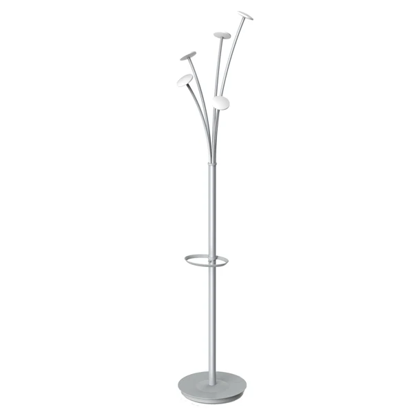 ALBA - PMFEST BC - Appendiabiti - con portaombrelli - 5 posti - 187 cm - bianco - Alba - 74264 - Conf. da 1 Pz.
