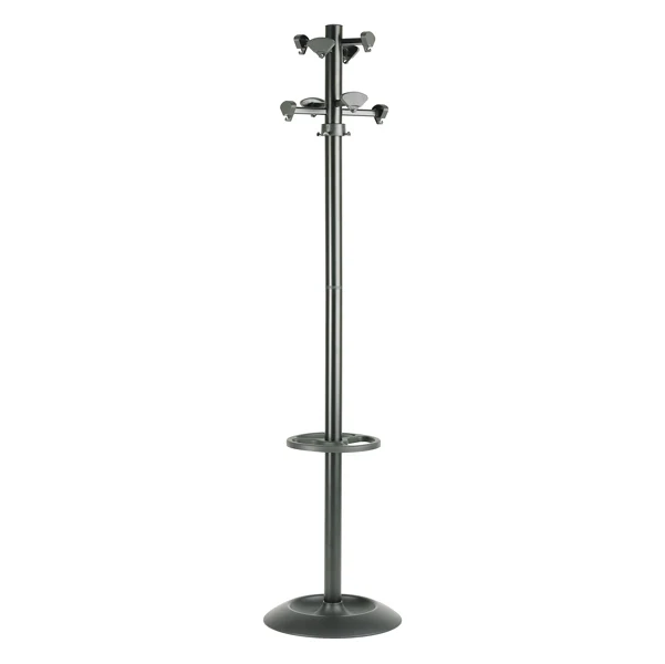 Unisit - APUIN-N - Appendiabiti Incas - con portaombrelli - 8 posti - 175 x 39 cm - nero - Unisit - 58095 - Conf. da 1 Pz.