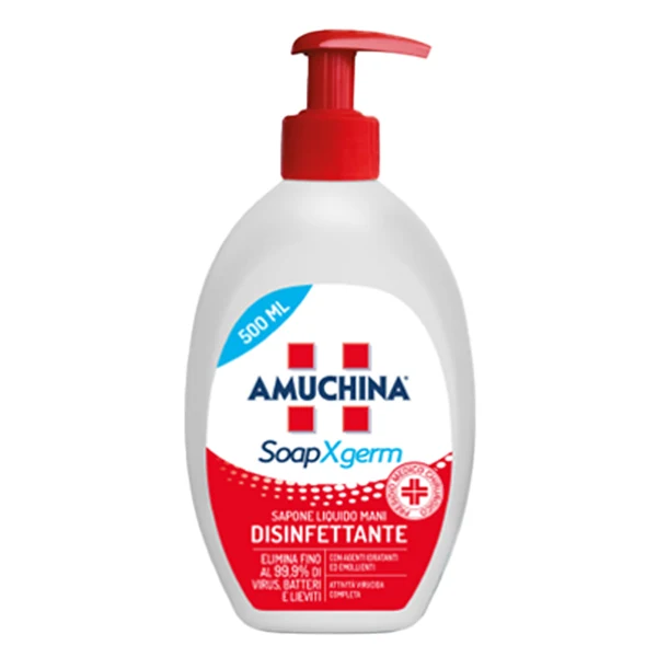 Amuchina Professional - 419847 - Sapone liquido disinfettante mani SoapXgerm - 500 ml - Amuchina - 102114 - Conf. da 1 Pz.