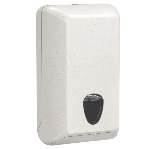 MAR PLAST - A853N1WD - Dispenser carta igienica Woodplastic - interfogliata - piegati a V e Z - 30 x 13,2 x 17 cm - 550-450 fogli - bianco - Mar Plast - 96762 - Conf. da 1 Pz.