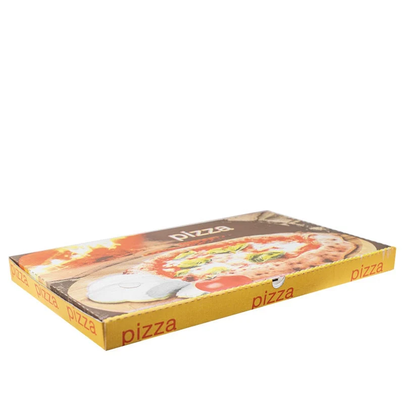 Scatole Porta Pizza Bianca Con Chiusura Americana Cm 40x60x5h