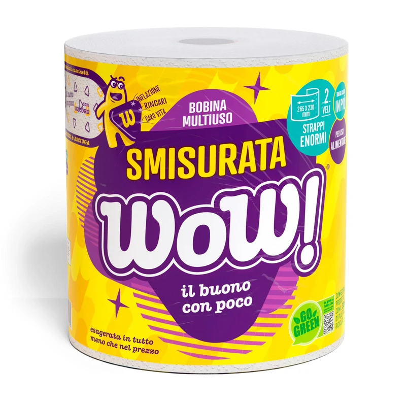 Bobina singola doppio velo "smisurata" WOW