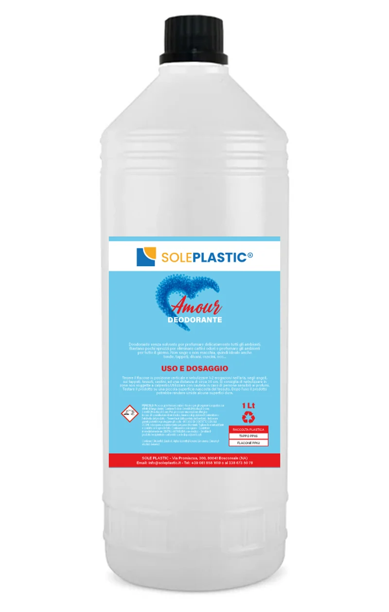 Deodorante Per Ambiente e Tessuti Mon Amour, flacone da 1lt
