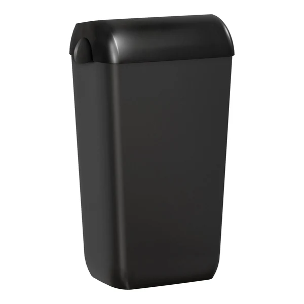MAR PLAST - A74023BM - Cestino gettacarte Skin - con coperchio - 54,5 x 22,5 x 33,5 cm - 23 L - nero Carbon - Mar Plast - 99691 - Conf. da 1 Pz.