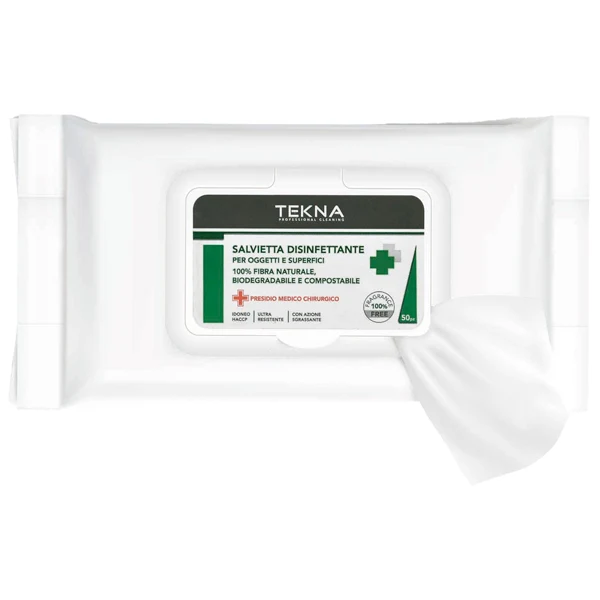 Tekna - K026 - Salviette disinfettanti per superfici - 50 pezzi - Tekna - 95919 - Conf. da 1 Pz.