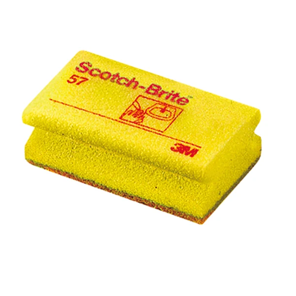 SCOTCH-BRITE - 7000037577 - Spugne accoppiate - giallo - Scotch-Brite - conf.10 pezzi - 91815 - Conf. da 1 Pz.