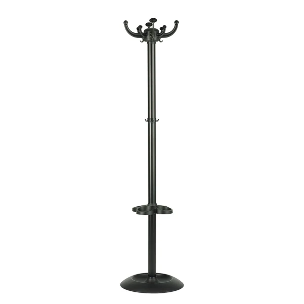 Unisit - APUJOL-N - Appendiabiti Jolly - con portaombrelli - 8 posti - 168 x 40 cm - nero - Unisit - 58091 - Conf. da 1 Pz.
