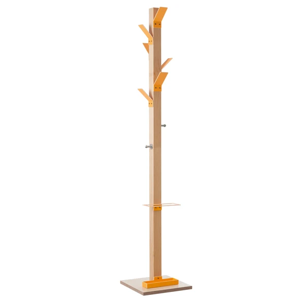 PAPERFLOW - K700005 - Appendiabiti Easycloth - 6 posti - legno-arancio - Paperflow - 92541 - Conf. da 1 Pz.