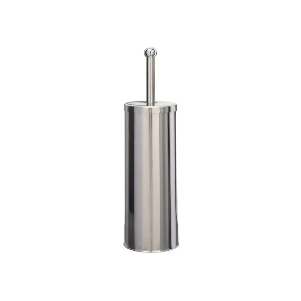 Medial - 101800 - Portascopino WC Basic - da terra - acciaio inox - diametro 9,8 cm - altezza 38 cm - silver - Medial - 67505 - Conf. da 1 Pz.