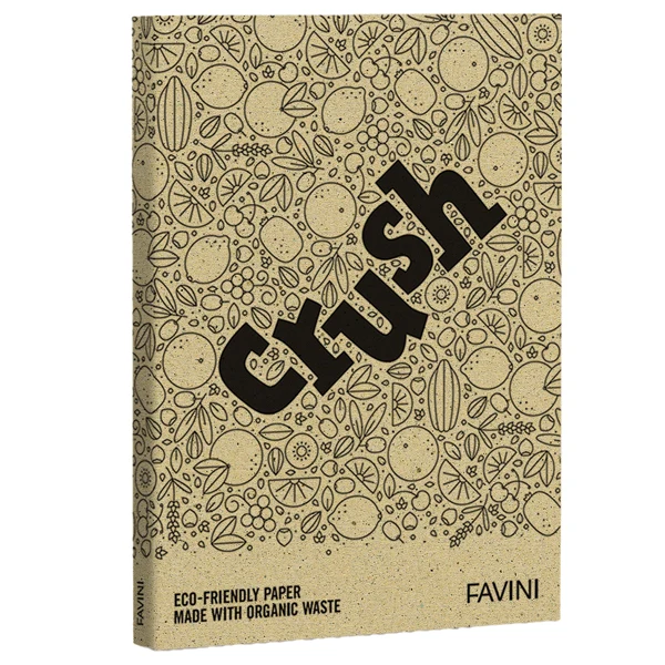 FAVINI - A69N004 - Carta Crush - A4 - 250 gr - oliva - Favini - conf. 50 fogli - 100432 - Conf. da 1 Pz.