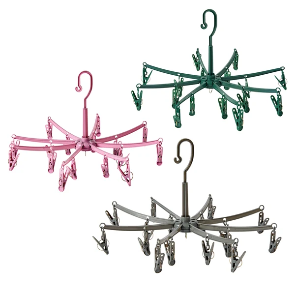 PERFETTO - 0479C - Stendibiancheria a giostra - 16 posti - colori assortiti - Perfetto - 99963 - Conf. da 1 Pz.