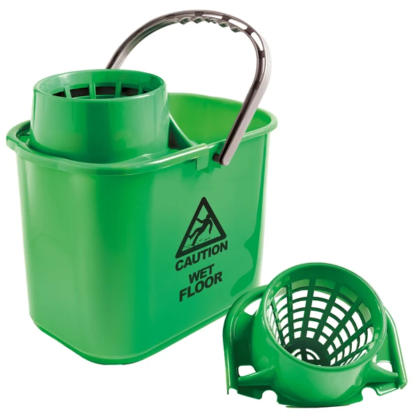 PerfettoFactory - 26548 - Secchio Polar - con strizzatore - 15 L - verde - PerfettoFactory - 99712 - Conf. da 1 Pz.