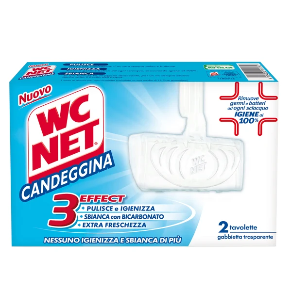 WC NET - M74839 - Tavoletta solida candeggina extra white - WC Net - 89431 - Conf. da 1 Pz.