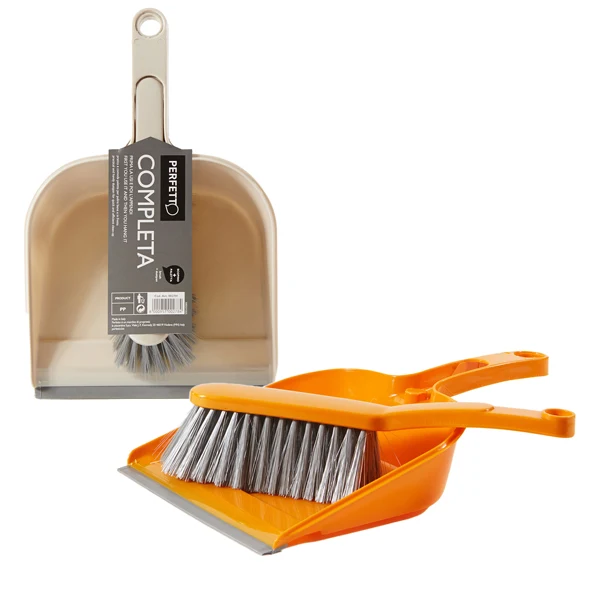 PERFETTO - 0027H - Set scopino + paletta grande - colori assortiti - Perfetto - 74109 - Conf. da 1 Pz.