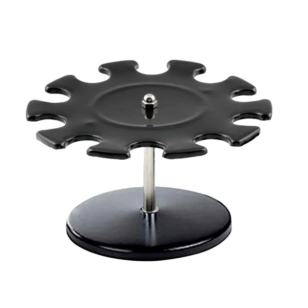 Koala - 7202 - Portatimbri circolare - 10 posti - nero - metallo - Koala - 74944 - Conf. da 1 Pz.