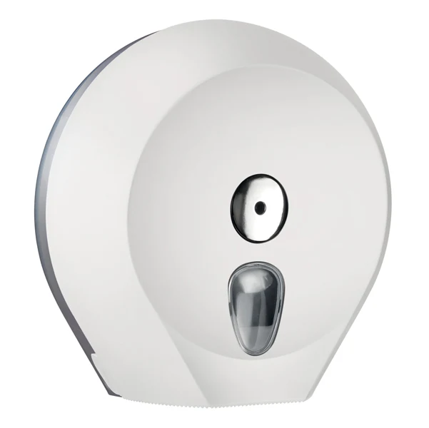 MAR PLAST - A75610AW - Dispenser carta igienica EColored rotolo Mini Jumbo - 27 x 12,8 x 27,3 cm - rotolo diametro 23 cm - adamello white - Mar Plast - 73970 - Conf. da 1 Pz.