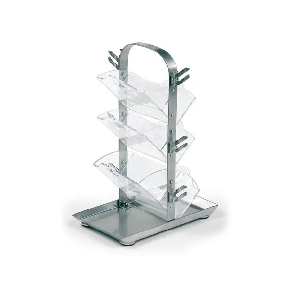 TURIKAN - 7200S - Portatimbri Fishbone - 6+6 posti - silver - Turikan - 72129 - Conf. da 1 Pz.