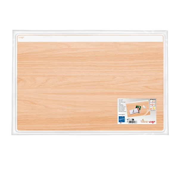 CEP - 1008001021 - Sottomano Silva - 58,5 x 38,5 cm - trasparente-stampa legno - Cep - 95235 - Conf. da 1 Pz.