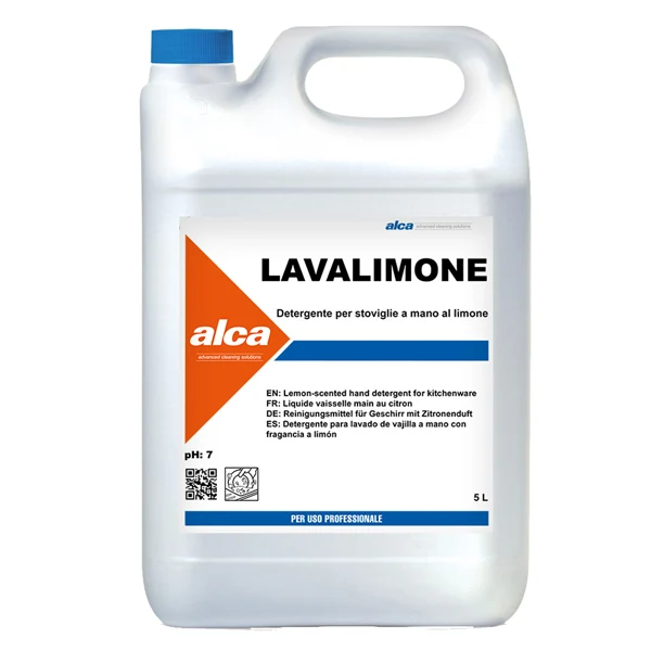 ALCA - ALC585 - Detersivo per piatti Lavalimone - Alca - tanica da 5 L - 74154 - Conf. da 1 Pz.