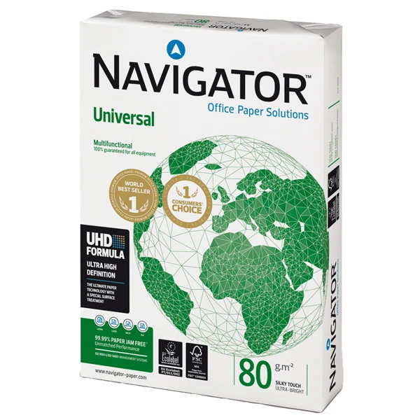 NAVIGATOR - 428X80B042297 - Carta Universal - A3 - 80 gr - bianco - Navigator - conf. 500 fogli - 40408 - Conf. da 1 Pz.