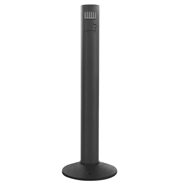 STILCASA - 701-N - Posacenere da esterno - diametro 11,7 cm - altezza 105 cm - alluminio verniciato - nero - Stilcasa - 100481 - Conf. da 1 Pz.