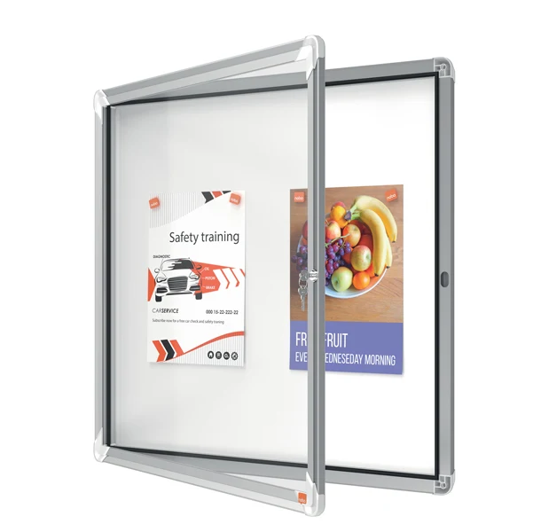 NOBO - 1902558 - Bacheca per interni - fondo magnetico bianco - 6 fogli A4 - orizzontale - Nobo - 57611 - Conf. da 1 Pz.