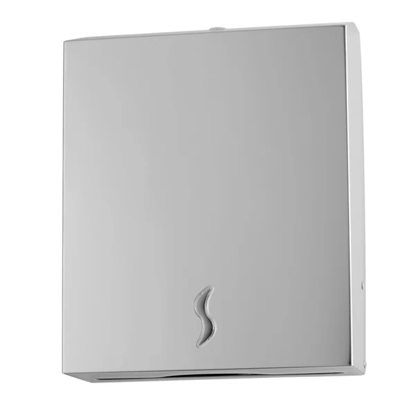 Medial - 105016 - Dispenser asciugamani piegati C-Z - Brinox - 28x10,2x36,5 cm - acciaio inox - capacità 400 fogli - grigio - Medial - 67494 - Conf. da 1 Pz.