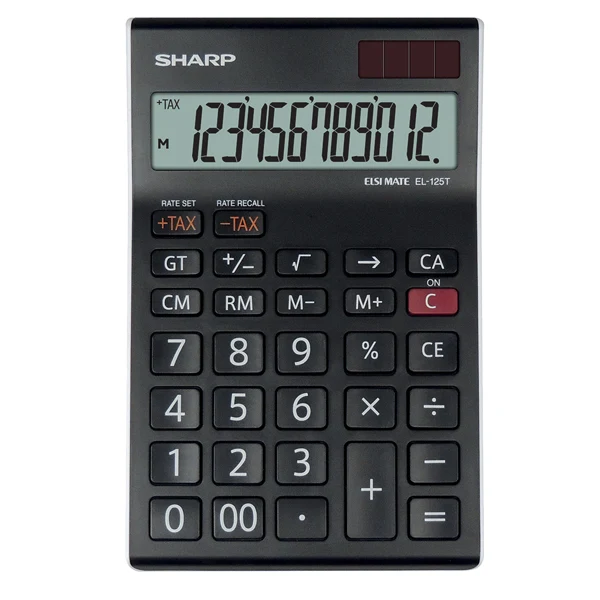 SHARP - EL-125T - Sharp - Calcolatrice da Tavolo EL-125T - 12 cifre - EL-125T - SHAEL125T - Conf. da 1 Pz.