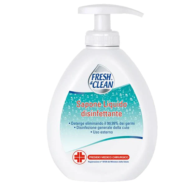Fresh&Clean - 06-0245 - Sapone liquido disinfettante - 300 ml - Fresh&Clean - 91504 - Conf. da 1 Pz.