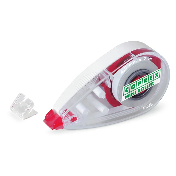 LEBEZ - 8090 - Correttore a nastro Mini Roller Coprex - 4,2mm x 7mt - chiusura salva nastro - Lebez - 37811 - Conf. da 20 Pz.