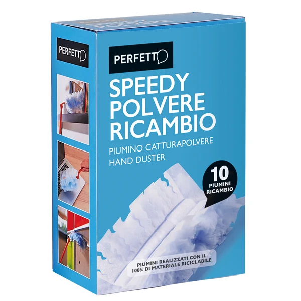 PERFETTO - 12842 - Ricambio Piumino Speedy polvere - Perfetto - conf. 10 pezzi - 99821 - Conf. da 1 Pz.