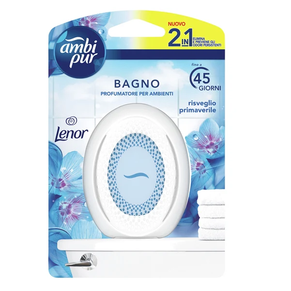 AMBIPUR - AH103 - Profumatore per bagno - risveglio primaverile - Ambipur - 94911 - Conf. da 1 Pz.