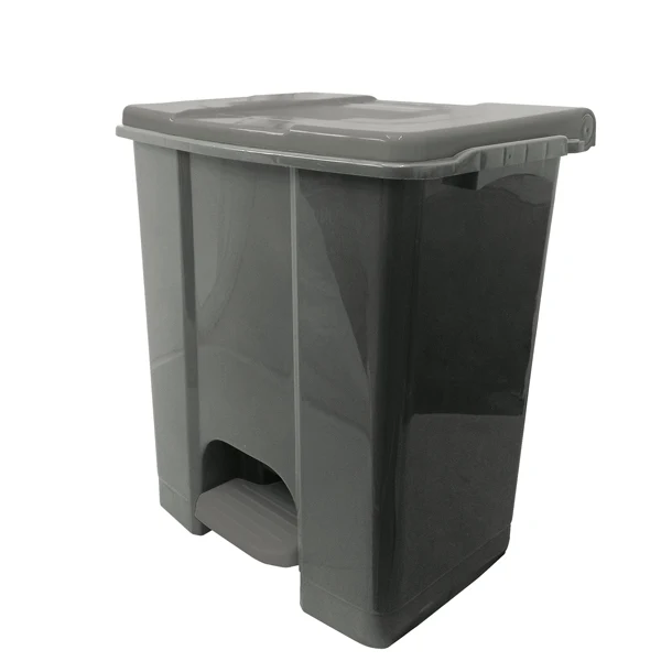 Medial - 912672 - Contenitore mobile Ecoconti - a pedale - 60 L - plastica riciclata - grigio - Medial - 97422 - Conf. da 1 Pz.