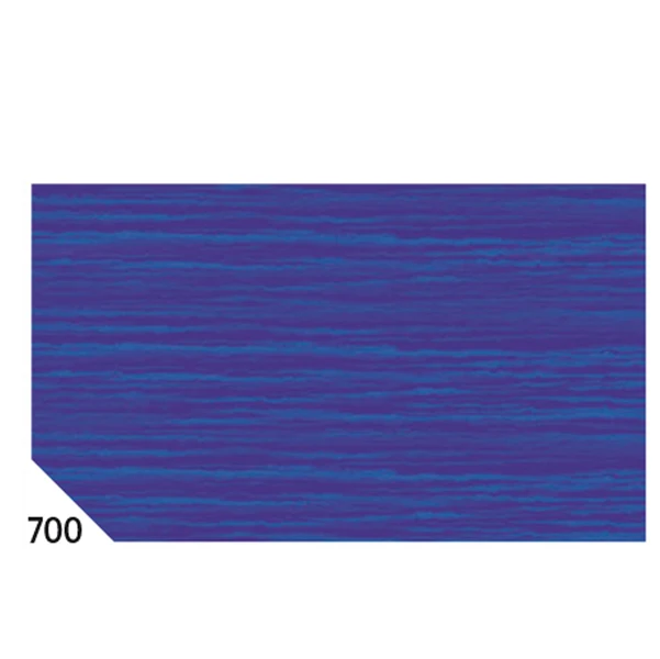 REX SADOCH - KR363-700 - Carta crespa - 50 x 250 cm - 48 gr - blu 700 - Rex Sadoch - conf.10 rotoli - 46558 - Conf. da 1 Pz.