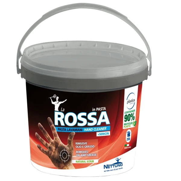 NETTUNO - 00672 - Pasta lavamani La Rossa - al sandalo-pachouli - Nettuno - secchiello da 5 L - 45019 - Conf. da 1 Pz.
