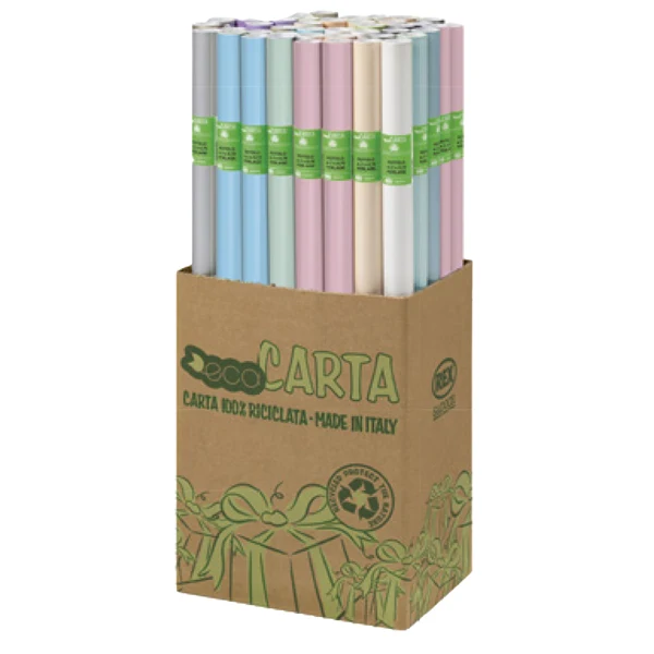 REX SADOCH - PE3J1ASS - Rotolo carta regalo perlage - 70cmx200m - colori assortiti - Rex Sadoch - 100022 - Conf. da 50 Pz.