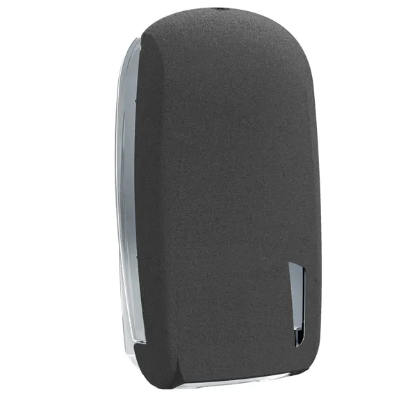 MAR PLAST - A90910PO - Dispenser carta igienica Skin - interfogliata - piegata a V e Z - 32,8 x 13,5 x 16,5 cm - 550-450 fogli - pietra - Mar Plast - 96775 - Conf. da 1 Pz.