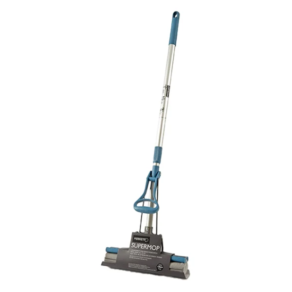 PERFETTO - 0057A - Lavapavimenti Supermop - 27x145 cm - manico telescopico - Perfetto - 74113 - Conf. da 1 Pz.