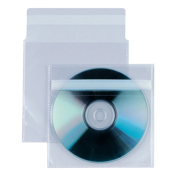 SEI ROTA - 430103 - Buste a sacco Insert CD AR - patella autoadesiva di chiusura - PP - Sei Rota - conf. 25 pezzi - 40236 - Conf. da 1 Pz.