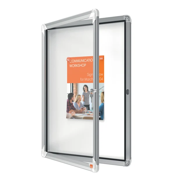 NOBO - 1902557 - Bacheca per interni - fondo magnetico bianco - 4 fogli A4 - verticale - Nobo - 61697 - Conf. da 1 Pz.