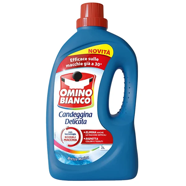 OMINO BIANCO - M92612 - Candeggina delicata blu ocean - 2 L - Omino Bianco - 61124 - Conf. da 1 Pz.
