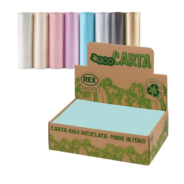 REX SADOCH - PE400ASS - Carta regalo Perlage - 70 x 100 cm - 100 fogli - colori assortiti - Rex Sadoch - 86266 - Conf. da 1 Pz.