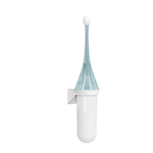 MAR PLAST - A65801EM - Portascopino da parete Replast - 480 x 113 x 92 mm - bianco - azzurro - Mar Plast - 94889 - Conf. da 1 Pz.